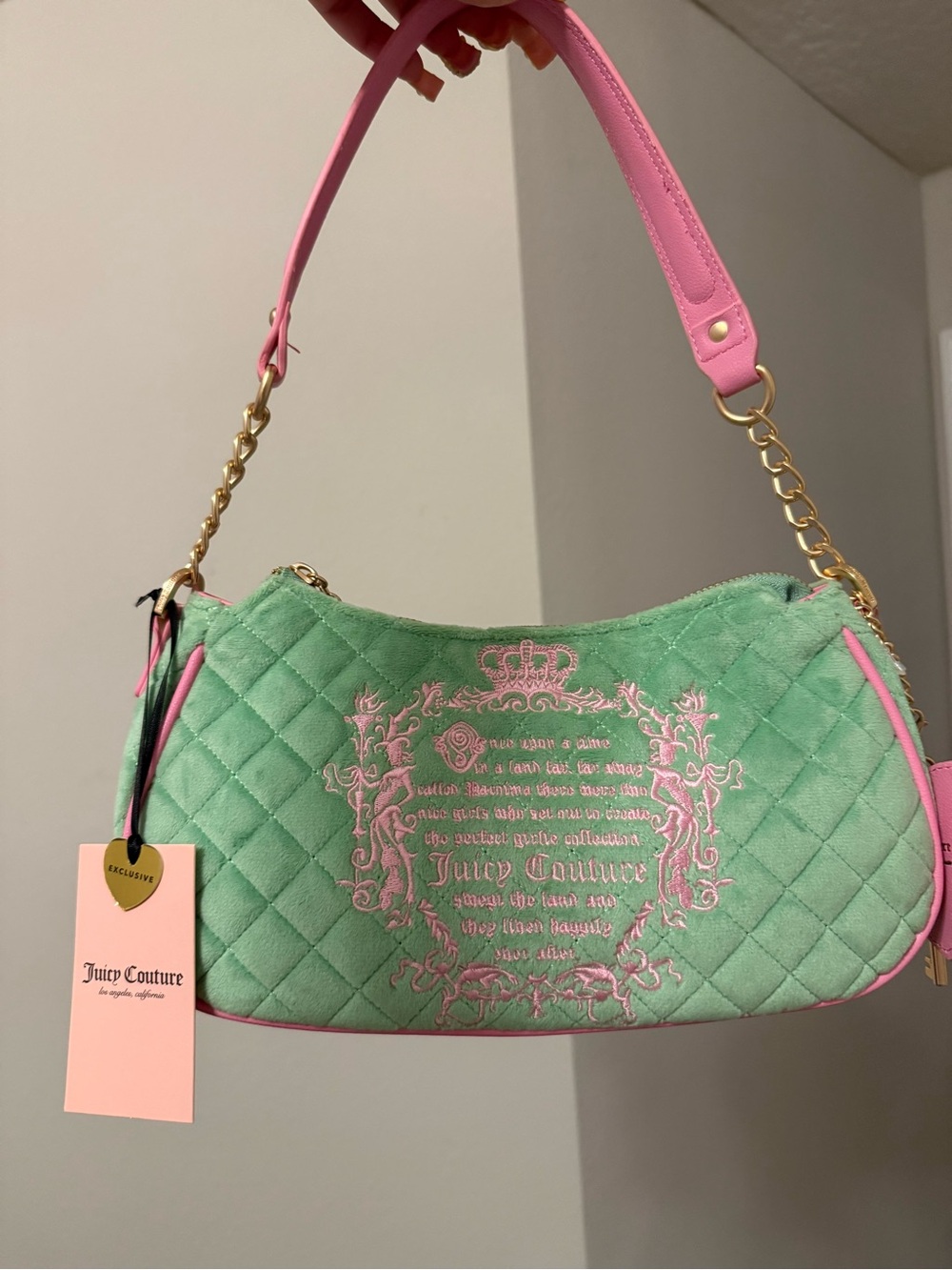 Juicy Tale Shoulder Bag in color Retro Green